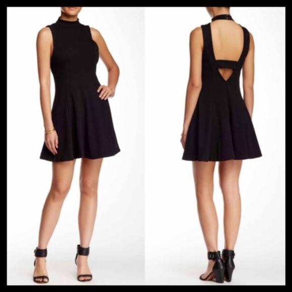 Free People Dresses & Skirts - Free People Black Cutout Night Out Dress